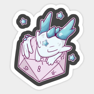 Baby Galaxy Dragon Sticker